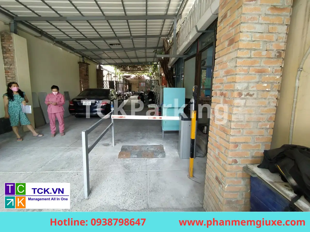 lăp máy cho thuê giữ xe thông minh ra vào tự động nhà trọ