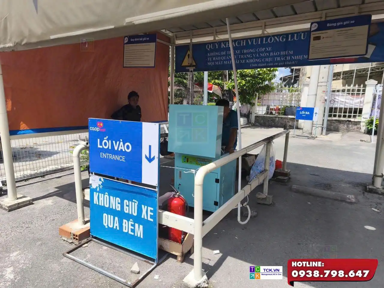 phần mềm giữ xe siêu thị xuất hóa đơn VAT tự động