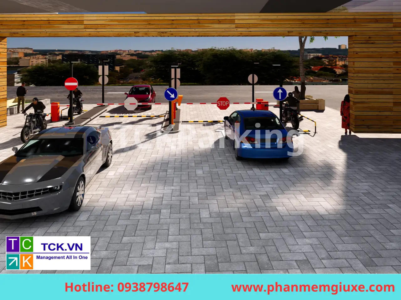 cung cấp lắp đặt hệ thống kiểm soát xe ra vào tự động