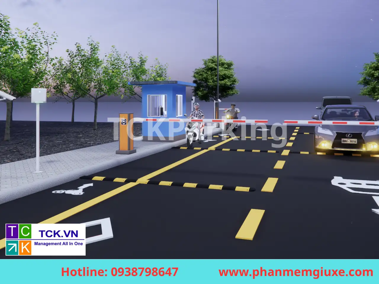 hệ thống giữ xe thông minh cho khu dân cư quản lý xe oto