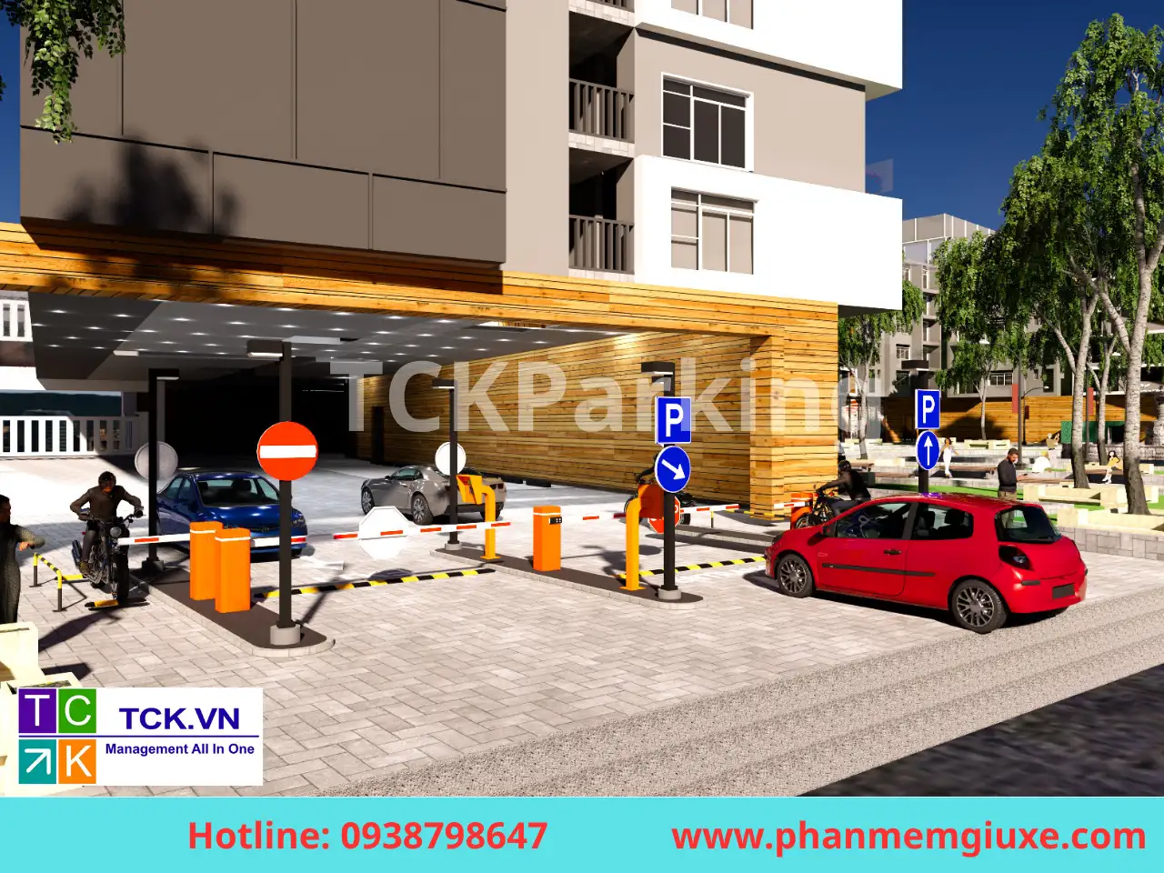 hệ thống giữ xe thông minh
