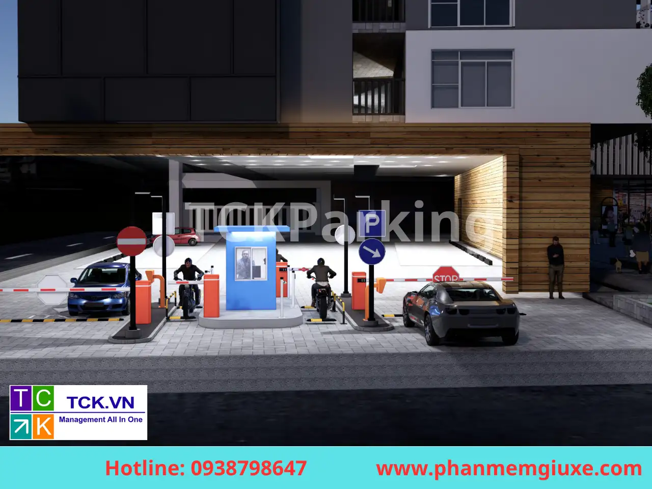hệ thống kiểm soát xe thông minh cho chung cư