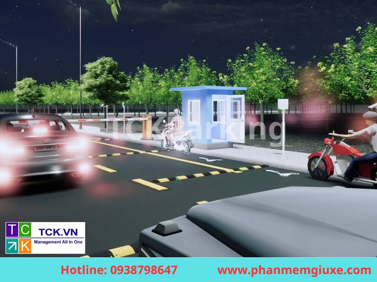 hệ thống kiểm soát xe thông minh sử dụng thẻ ETC ra vào tự động